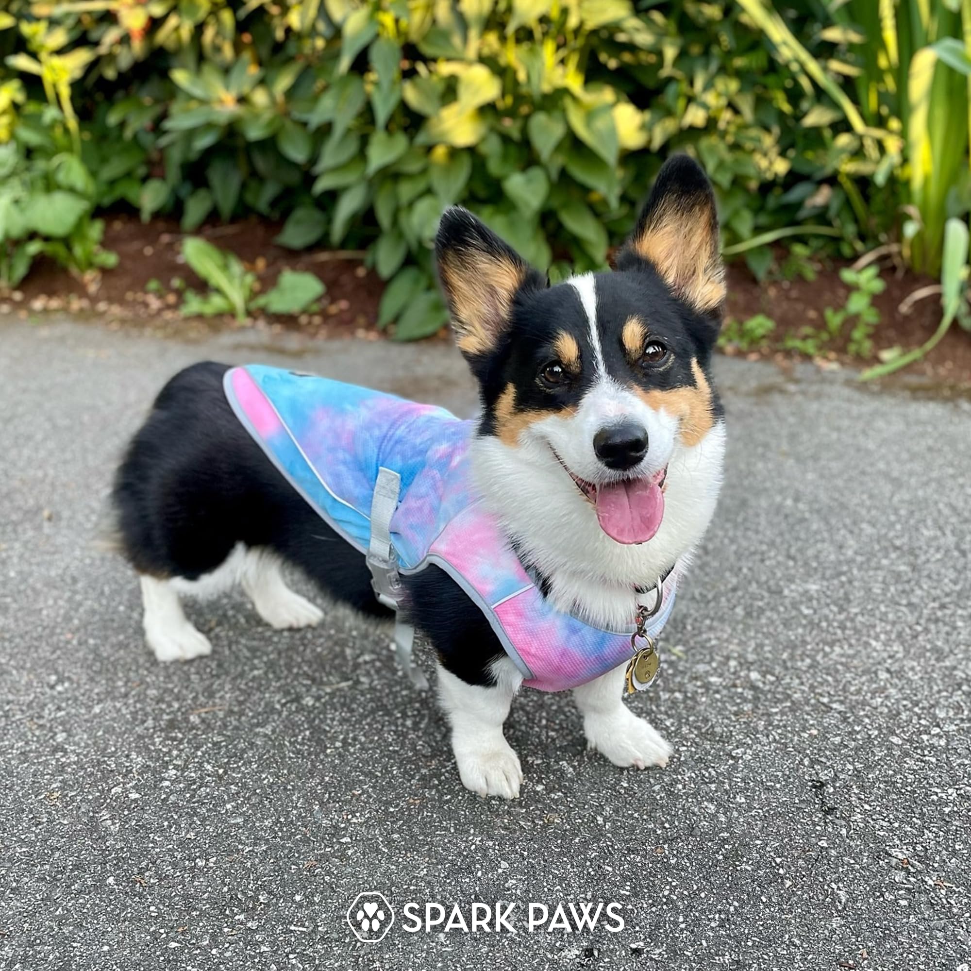 Spark Paws Dog Cooling Vest - SPF 50 UV Sun Protection - Summer Heat Relief Gear for Dogs, Lightweight, Evaporative Cooling - Dog Anxiety Relief Vest During Hot Days - Snowcone, Small - Image 8