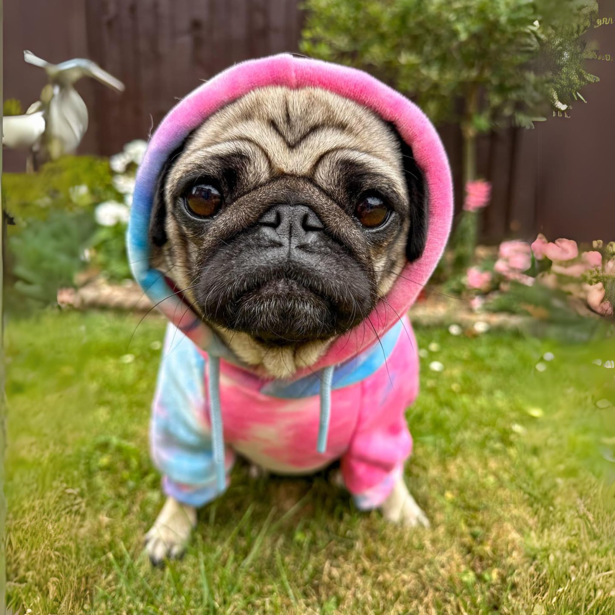 Spark Paws Dog Hoodie – Premium Dog Sweater for Small, Medium, and Large Dogs | Warm Outfits for French Bulldogs, Pitbull, Puppy, Winter Jacket Alternative - Snow Cone - 4XL - Image 3