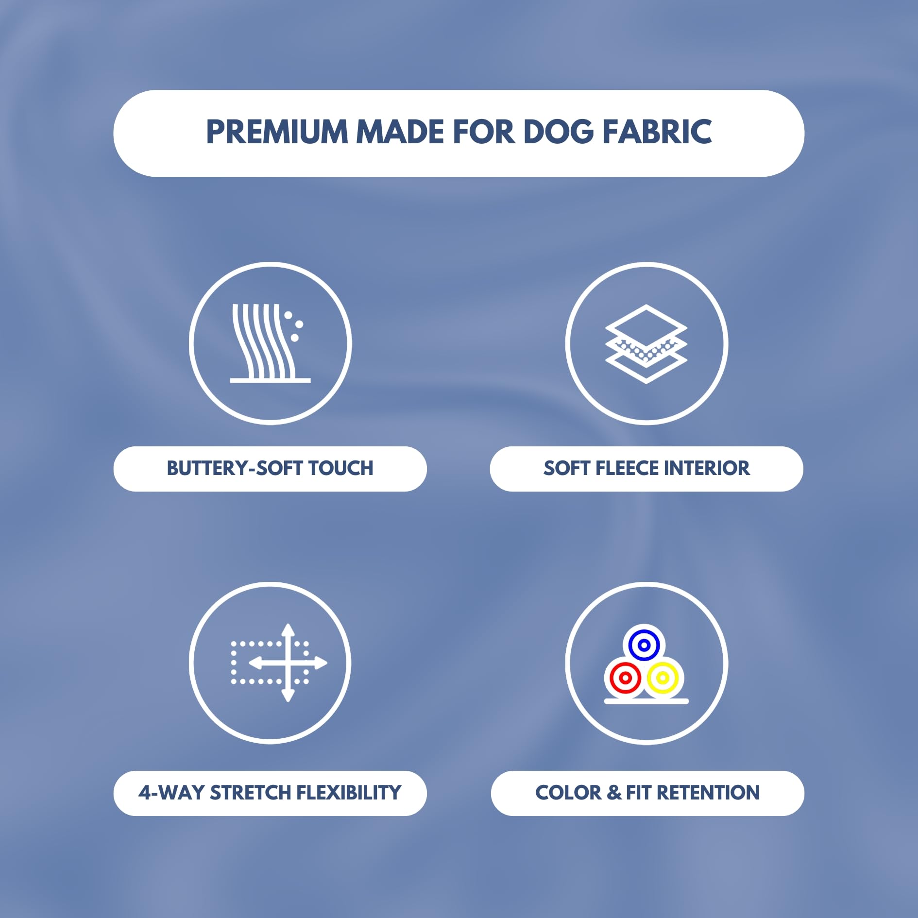 Spark Paws Dog Hoodie – Premium Dog Sweater for Small, Medium, and Large Dogs | Warm Outfits for French Bulldogs, Pitbull, Puppy, Winter Jacket Alternative - Slate Blue - L - Image 4