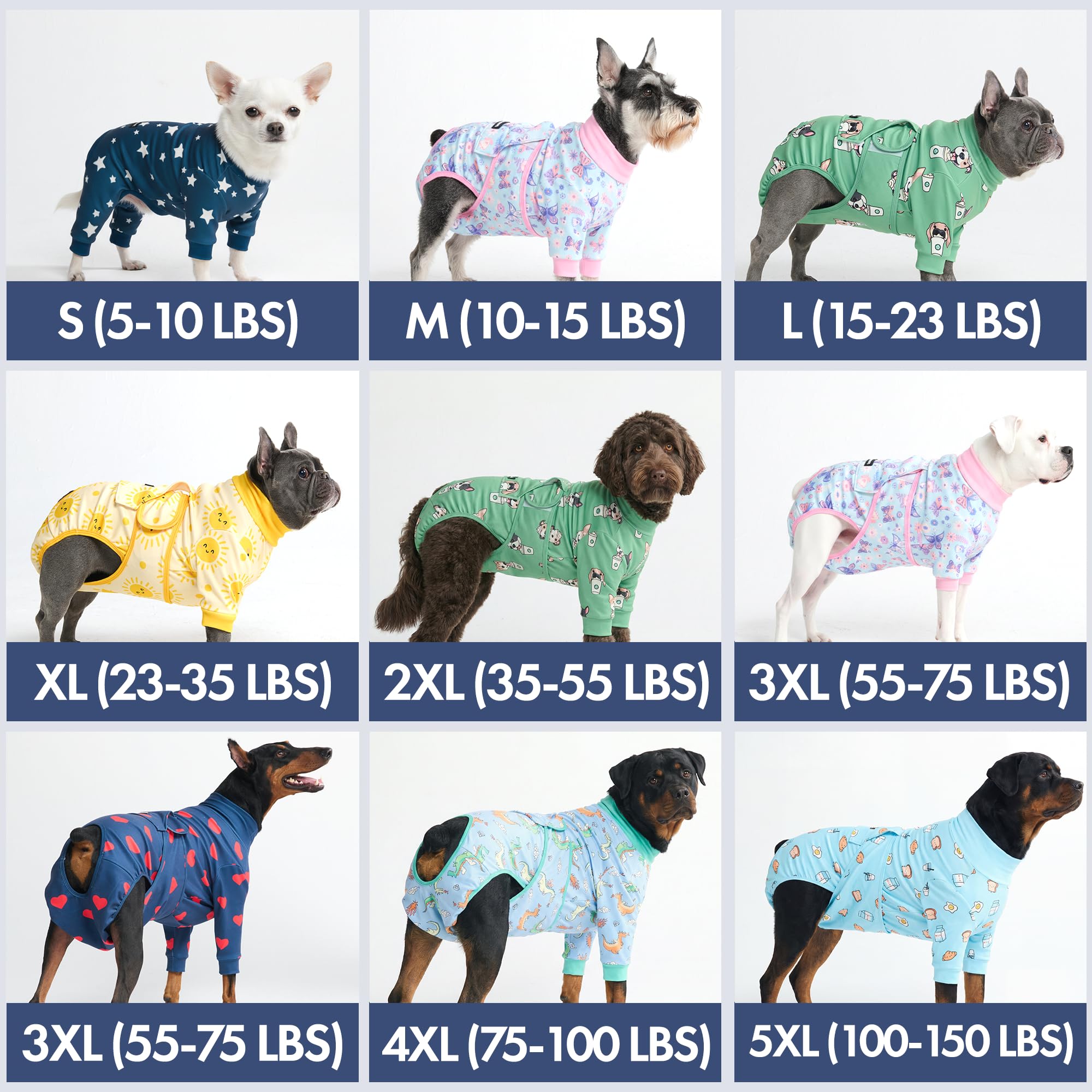 Spark Paws Dog Surgery Recovery Suit – Dog Recovery Suit After Surgery, Anti-Lick Dog Onesie, Abdominal Wound Protector, Soft Cone Alternative for Spay Neuter Male Female Pet Recovery - Butterfly, 3XL - Image 3