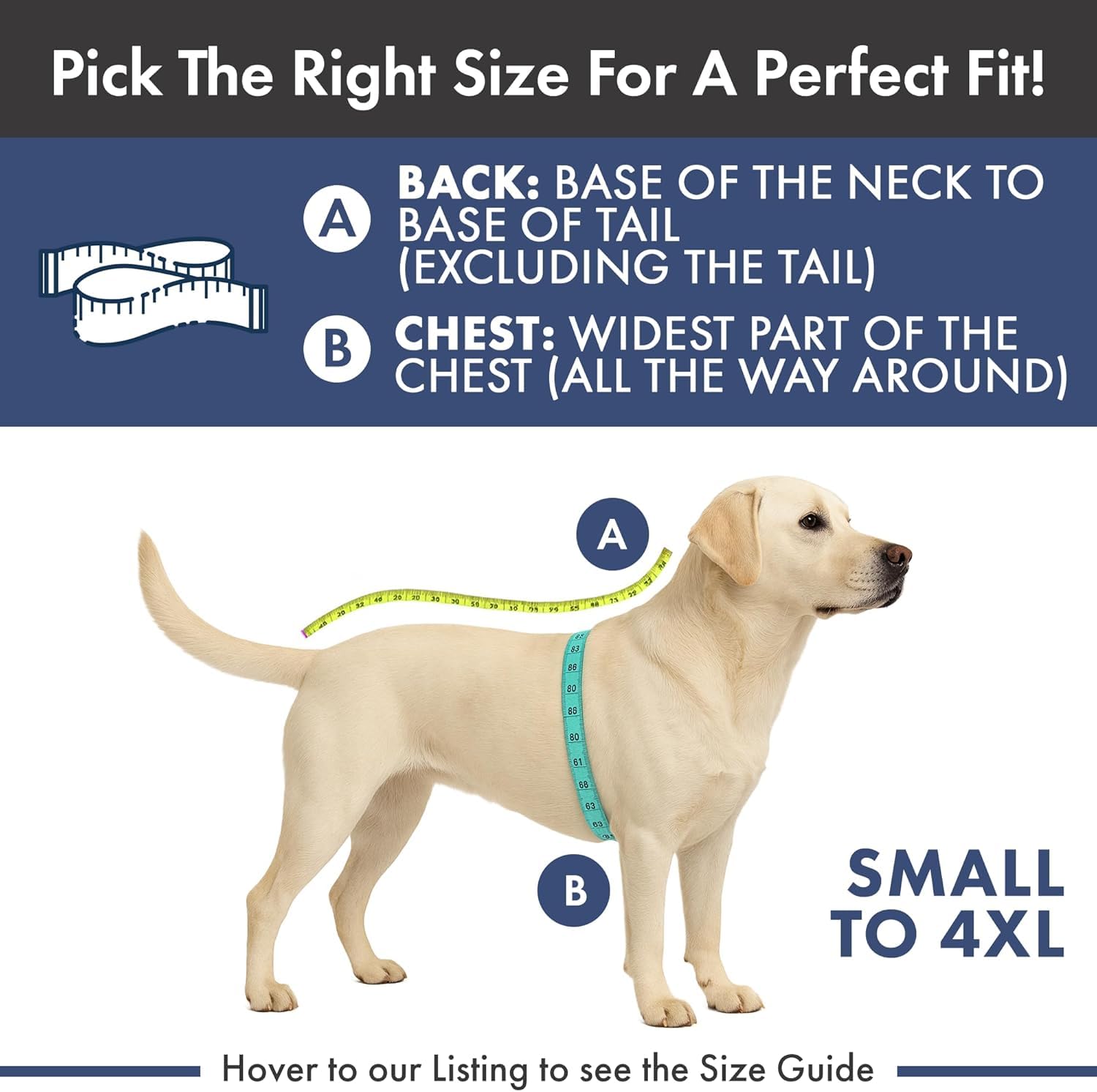 Spark Paws Dog Surgery Recovery Suit – Dog Recovery Suit After Surgery, Anti-Lick Dog Onesie, Abdominal Wound Protector, Soft Cone Alternative for Spay Neuter Male Female Pet Recovery - Butterfly, 3XL - Image 5