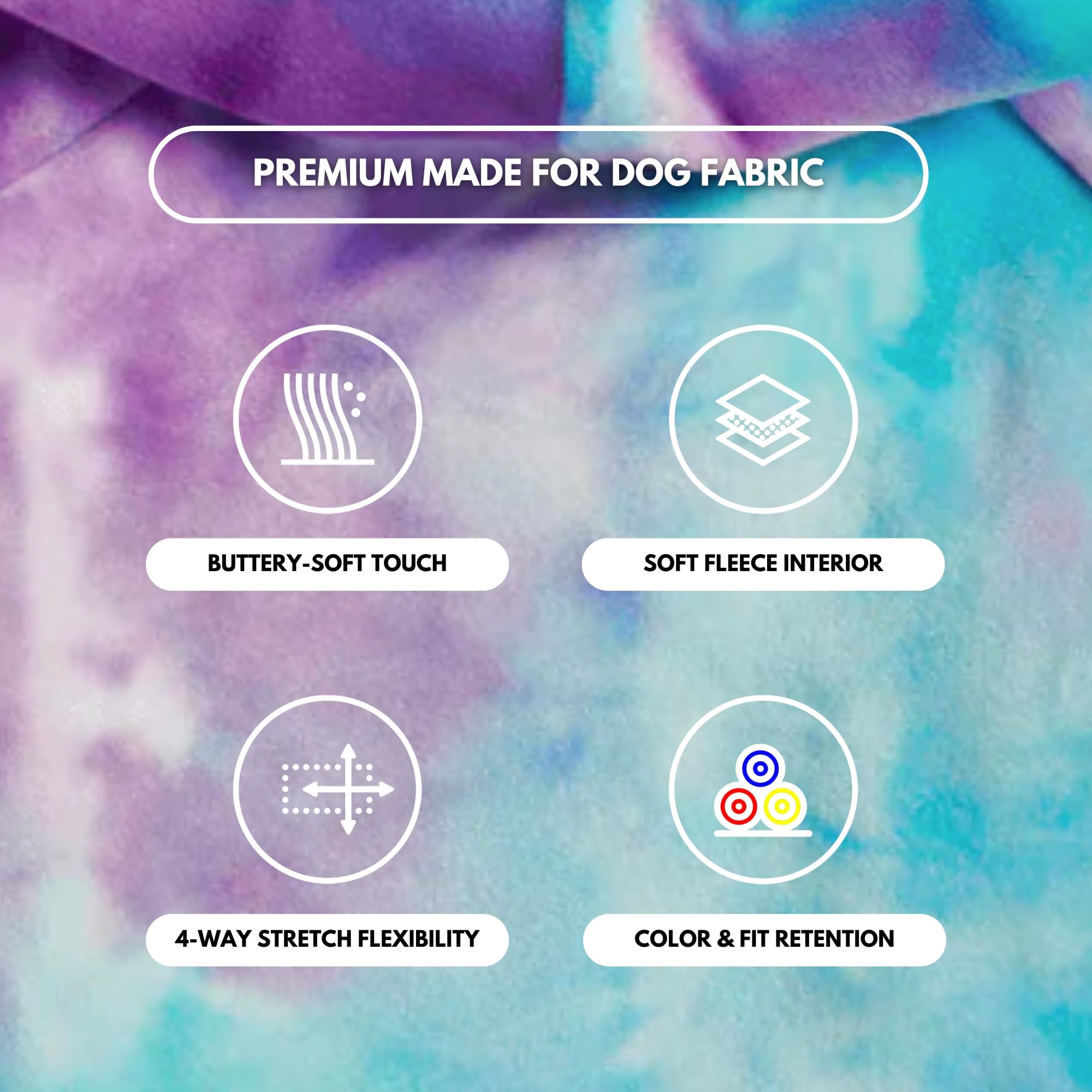 Spark Paws Human Hoodie - Premium Quality, Buttery Soft, Superior Comfort and Fit, Calming Fleece Interior, Suitable for All Styles – 90s Retro Sky Dye - XL - Image 3