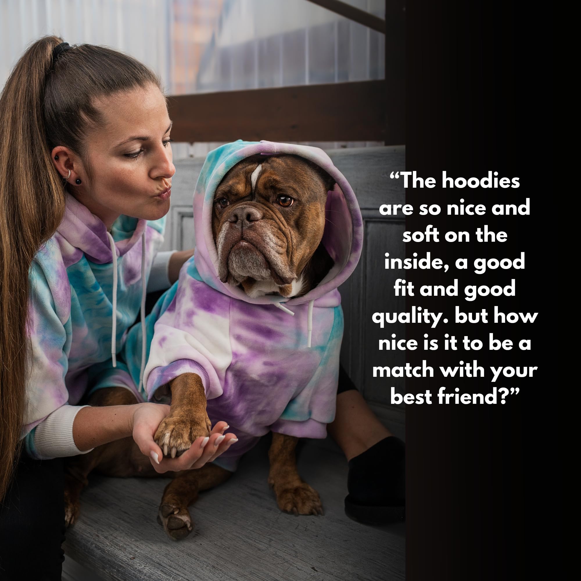 Spark Paws Human Hoodie - Premium Quality, Buttery Soft, Superior Comfort and Fit, Calming Fleece Interior, Suitable for All Styles – 90s Retro Sky Dye - XL - Image 5