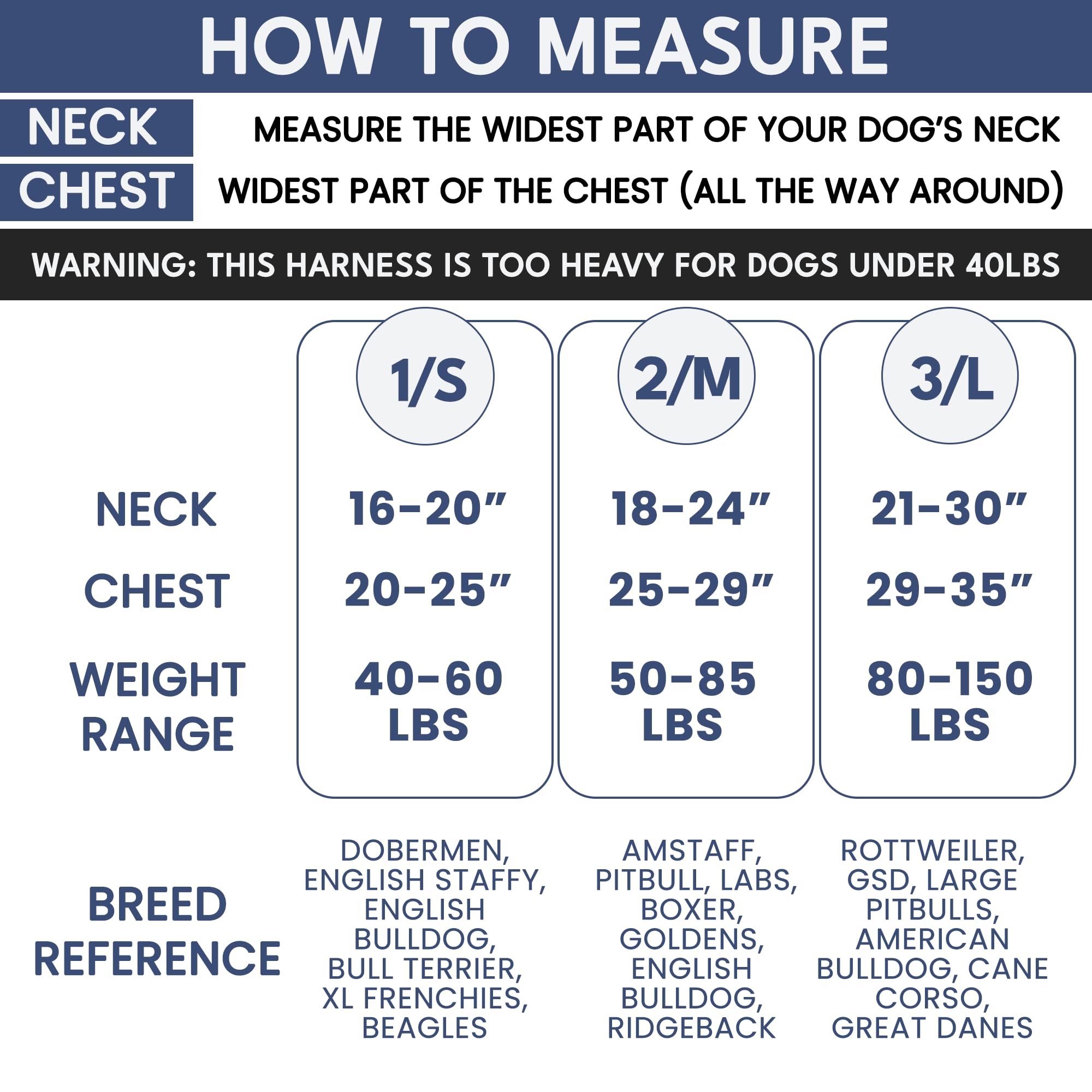 Spark Paws No Pull Dog Harness with Handle for Large Dogs, Heavy Duty Dog Harness for Big Strong Breeds, Adjustable, Y Shaped Padded Halter Design with Front Clip - Black - S - Image 6